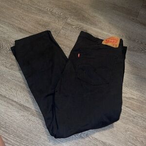 Levi's 514 Dark Gray Denim Jeans 38 x 29 casual pants